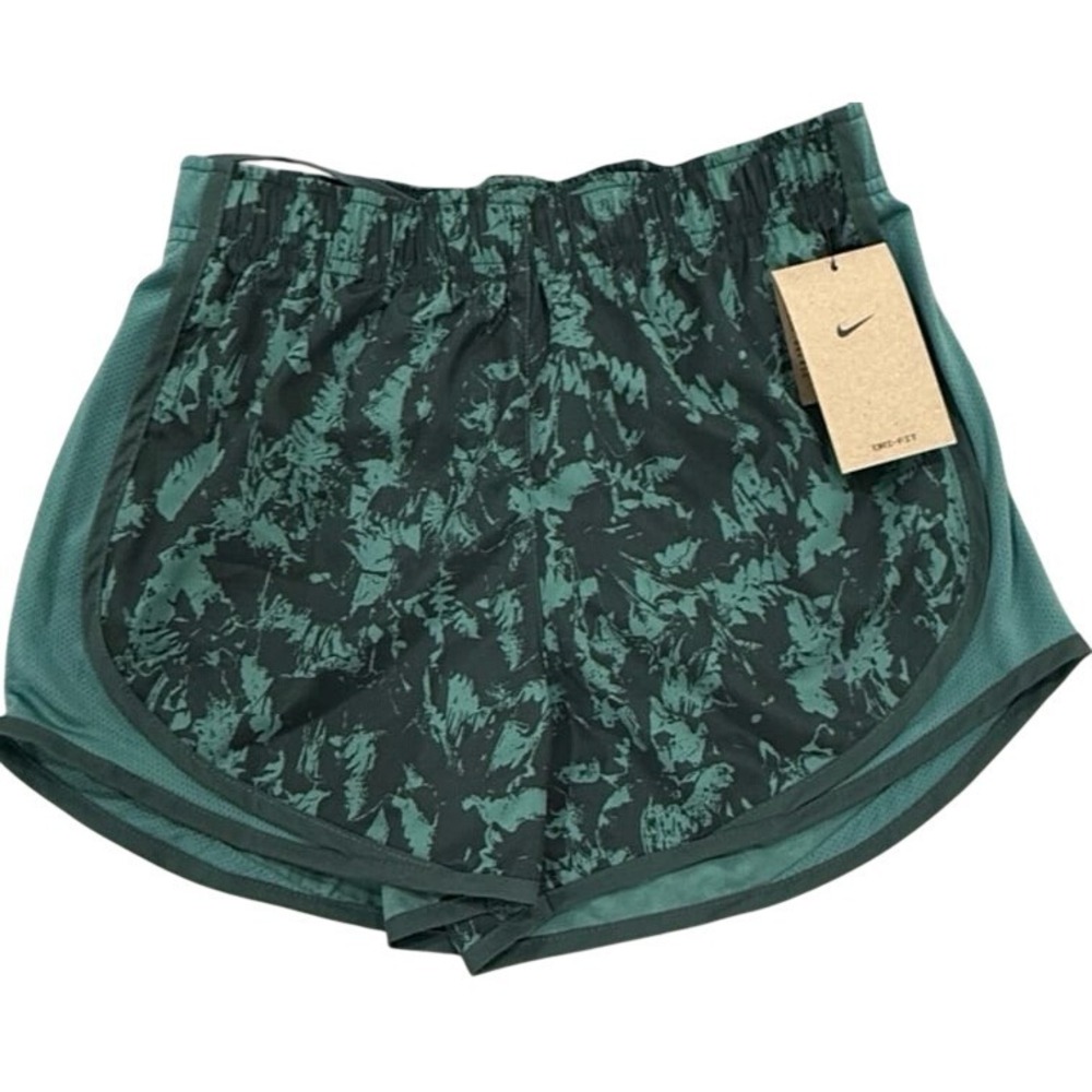 Nike Dri-FIT Running Shorts Green Print XS‎